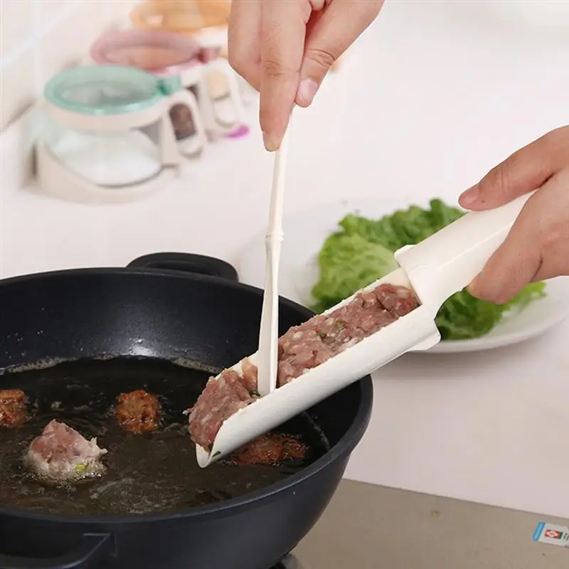 DIY Meatball рыба мяч креветка пресс для котлет дома кухонные инструменты для приготовления пищи белый