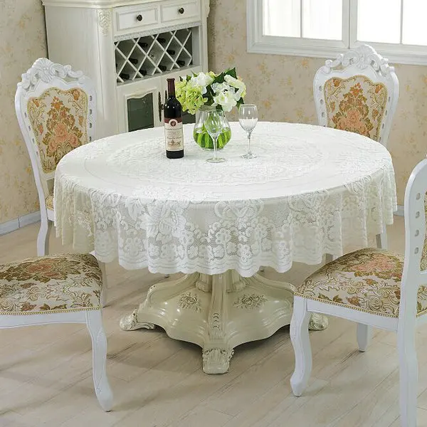 

Latest Lace Table Cloths Party Tablecloth Rectangular Kitchen Tablecloths Covers Dining Table Cover Wedding Tablecover W32