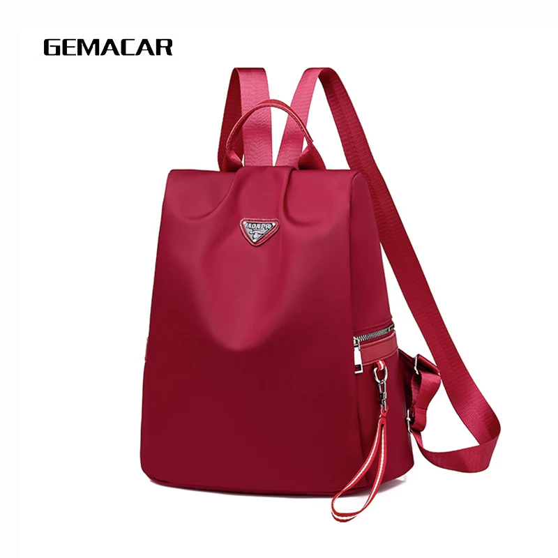 

Simple Style Bagpack Women Large Capacity Oxford Cloth Leisure Shoulder Bag Designer Backpack Elegant Lady Bag Travel Waterproof