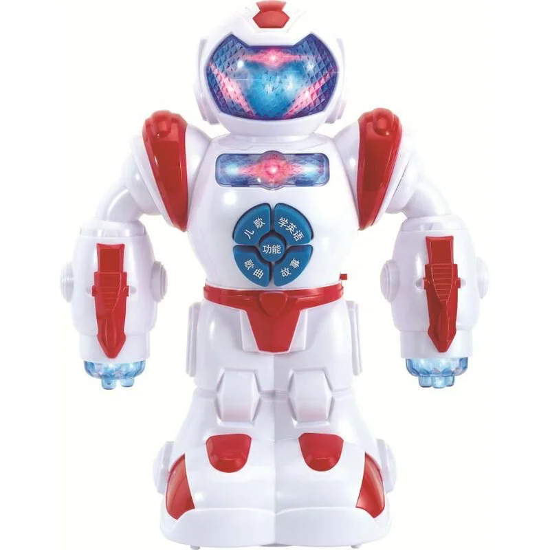 360 Degree Rotating Walking Robot Electric Smart Robot Toys English Learning Music Dance Machine Children Fighting Robot Toys