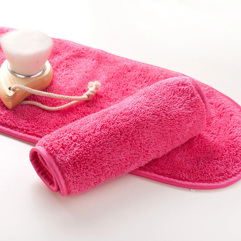 

Reusable Microfiber Facial Cloth Face Towel Natural Antibacterial Protection Makeup Remover Cleansing Beauty Wash Tools 40*18cm