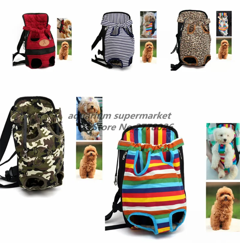 

Pet Dog Carrier Backpack Mesh Outdoor Travel Products Chest Backpack Breathable Shoulder Handle Bags for Small Dog Cats Chihuahu