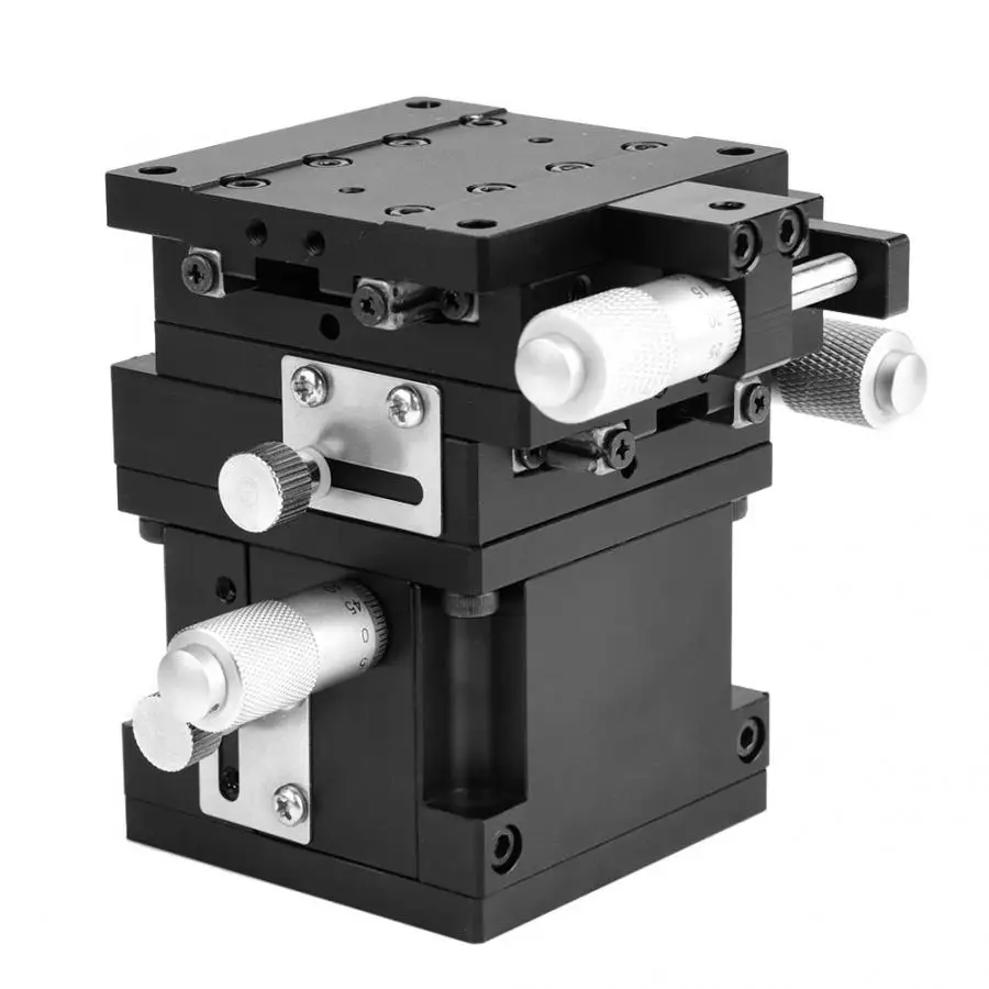 

linear XYZ 3 Axle Linear Stage Trimming Platform Bearing Tuning Sliding Table 60*60mm linear rails and bearings