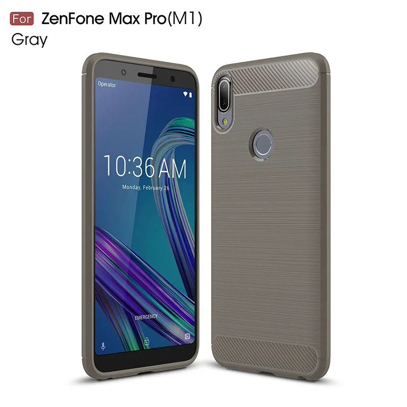 carbon fiber silicone case zenfone max pro zb601kl (15)