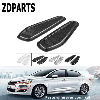 

ZDPARTS Car Front Fender Engine Hood Air Vent Trim Sticker For Hyundai i30 ix35 ix25 Solaris Tucson 2017 Mazda 3 6 cx-5 Subaru