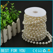 5 рулонов/лот крепления для бусин 20 метров ABS имитация жемчуга DIY двери и окна занавес ограждающее Украшение Висячие бусины