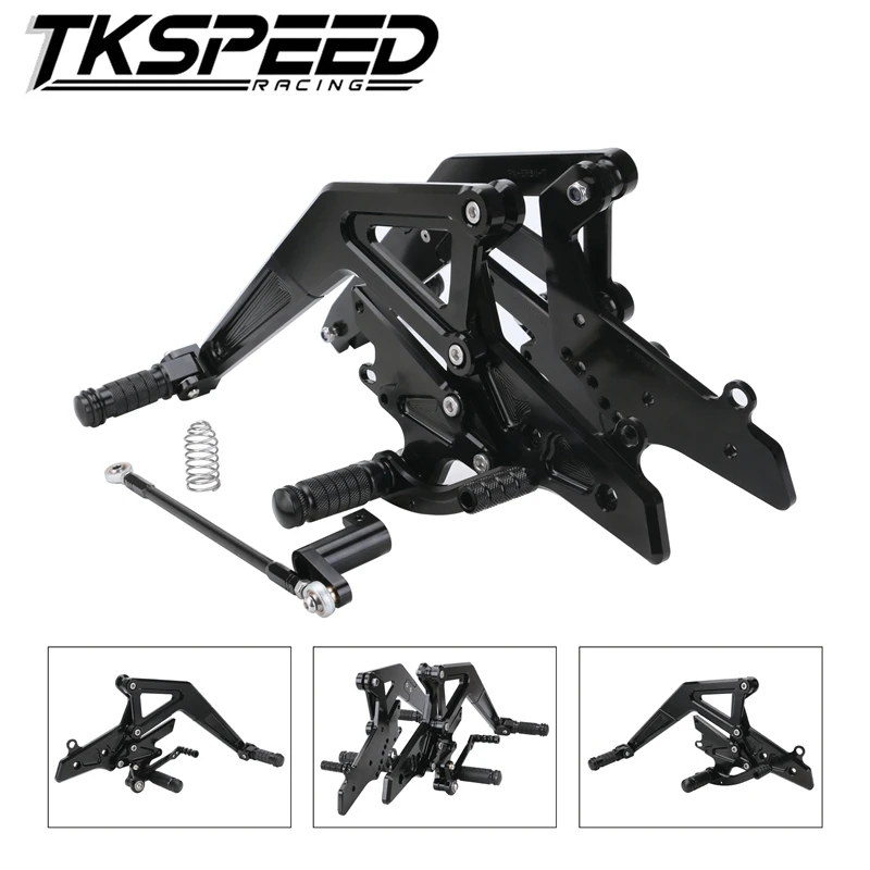 CNC Motor Rearset Rear Set Foot Pegs For Kawasaki Ninja 650 EX650 ER6F