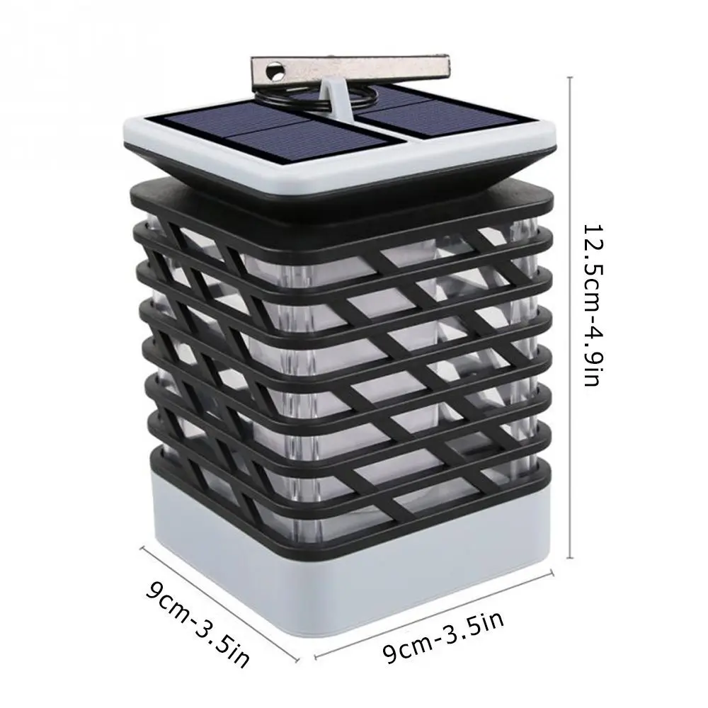 Солнечный Наружное освещение водонепроницаемый пламени мерцающего Подвесная лампа с питанием от солнечной энернии сад безопасности