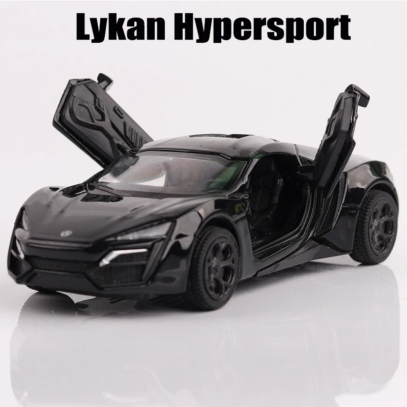 

Car Models 1:36 Scale Lykan Hypersport Alloy Car Toys For Children Vehicle Toy Car-styling Metal Diecast Fast And Furious Cars
