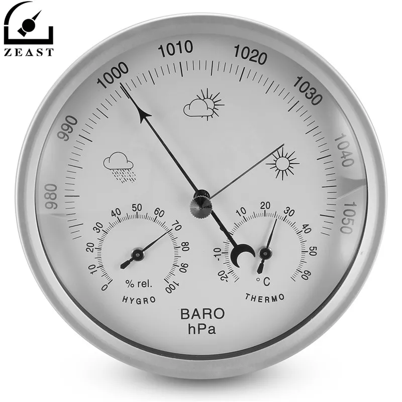 

3 in 1 Portable 132mm Thermometer Hygrometer Barometer Wall Hanging Temperature & Humidity Weather Meter New Arrival
