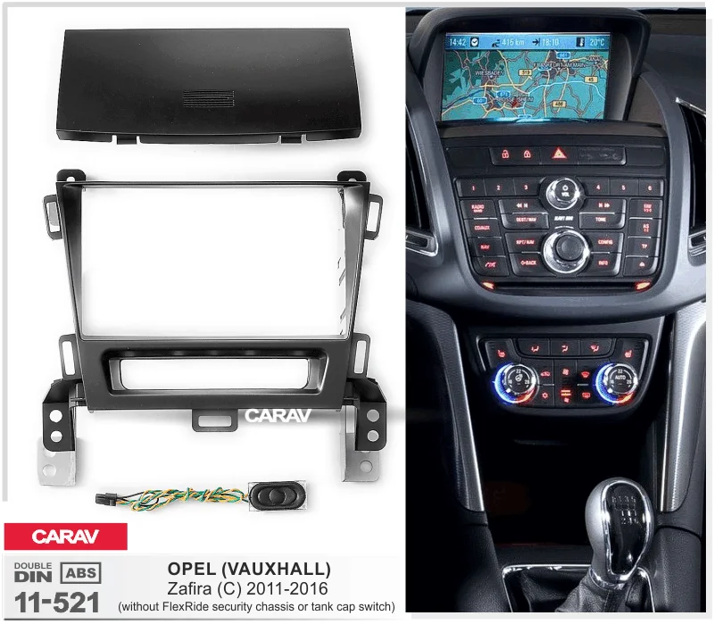 CARAV 11-521 Car Radio Installation Trim Fascia Panel