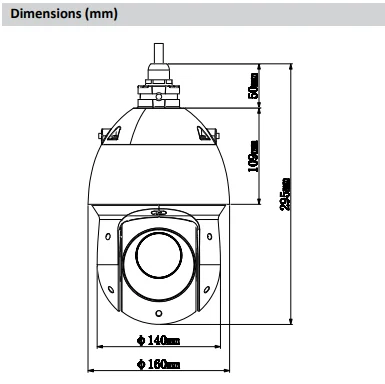 Dahua SD49212I-HC-S3 2MP 12x оптический зум Starlight IR камера слежения PTZ HDCVI IR 100 м фокусное расстояние 5,3 мм~ 64 мм металлический корпус PTZ камера