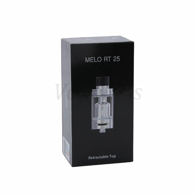 Eleaf Melo RT 25 Tank 4.5ml Retractable Top Filling Atomizer huge vapor tank with ERL series coil heads vs Melo RT 22