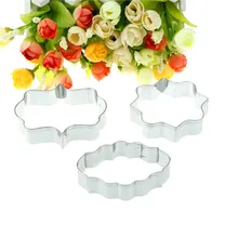 3 шт./компл. Свадебная помадка для бисквита пирог печенье из нержавеющей стали резак формы для пирожных сделай сам украшения выпечки инструменты