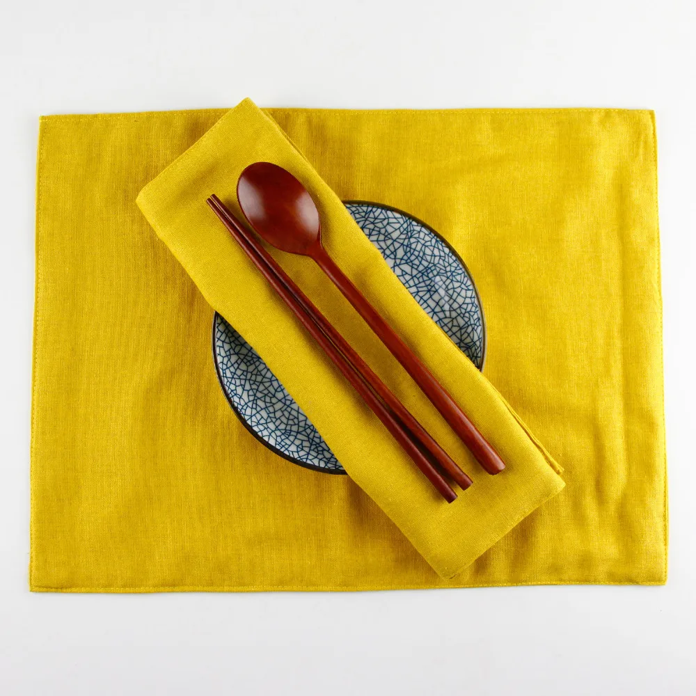 Популярная ткань, льняная нагреваемая теплоизоляционная подложка, коврик для обеденного стола, Детская скатерть, 4 цвета