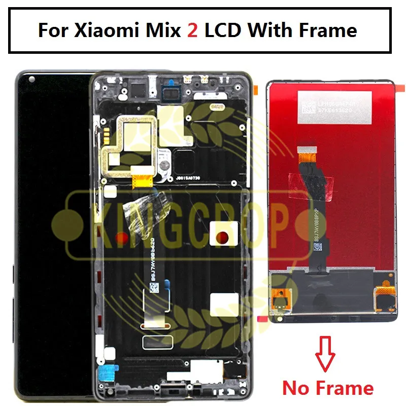 

2160x1080 For 5.99" Xiaomi Mix 2 mix2 Mi Mix 2 Lcd screen Display+Touch panel digitizer with frame free shipping