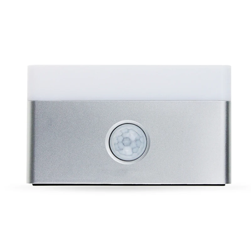 

Mini Motion Sensor Night Light USB Rechargeable Led wall lamp Human Body Auto Sensor Induction bedside living room decor lights