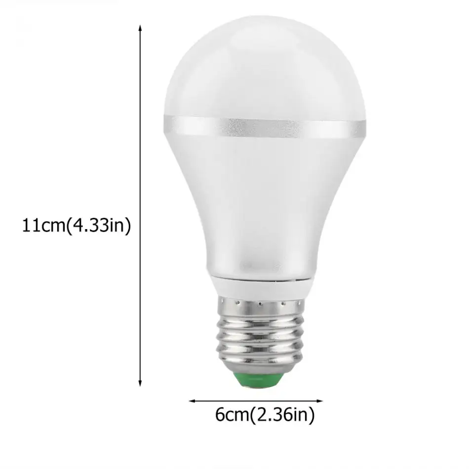 E27 5 Вт светодиодный автоматический датчик светодиодный свет управления лампа колба в виде лампады светодиодный корпус движения вкл/выкл PIR