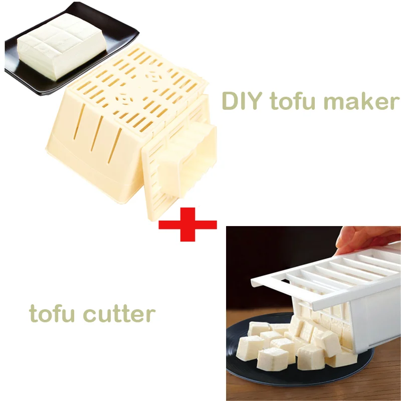 DIY Homemade Tofu Press Maker Mold Box+ Plastic Tofu Mold Tofu Into