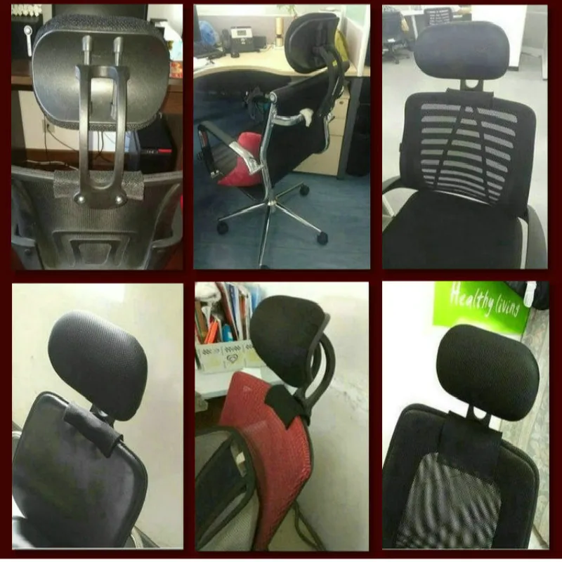 Office Computer Chair Headrest Retrofit Adjustable Computer Chair Head Pillow, Adult Unisex, Size: 28X22CM