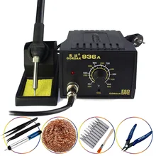 GORDAK 936A Электропаяльник Регулируемая температура Сварка при постоянной температуре ручка SMD паяльная станция инструмент