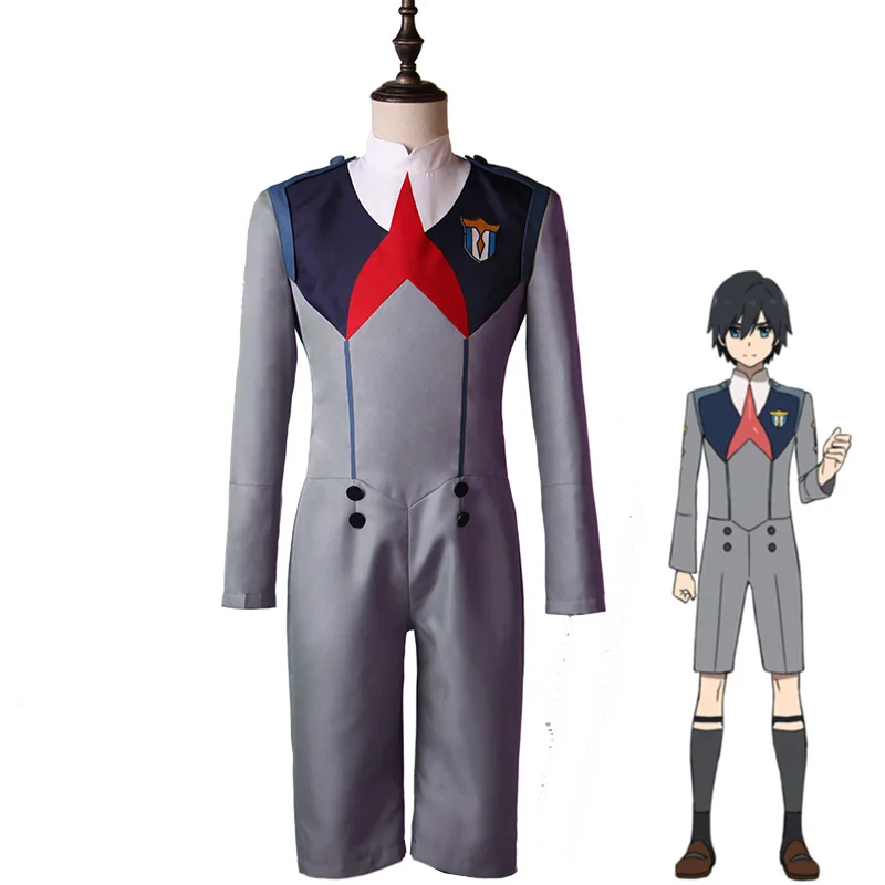 DARLING in the FRANXX HIRO Косплей Костюм Комбинезон мужской женский комбинезон униформа |