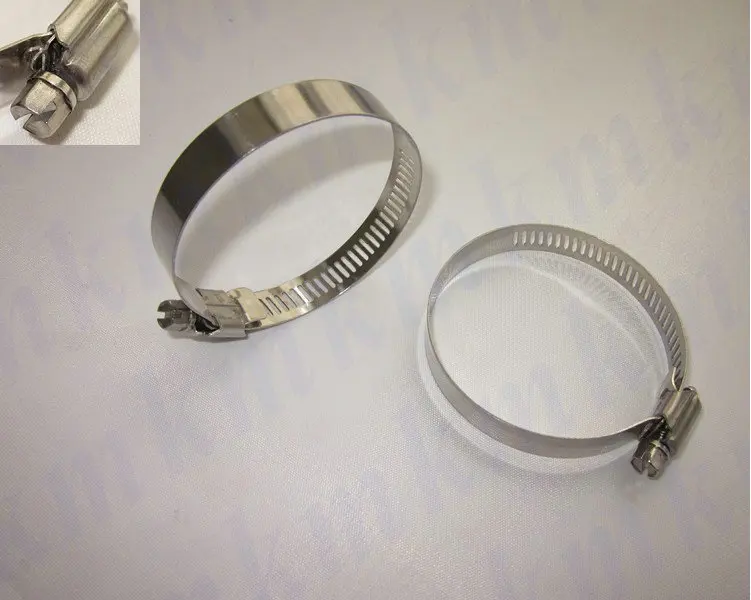 Wholesale high pressure stainless steel us type hose clamp 100PCS 105