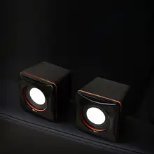 Популярный мультимедийный мини USB динамик для ноутбука/ПК/компьютера/MP3/MP4 лучший 2,0 PC 5v динамик s usb питание для планшетных ПК
