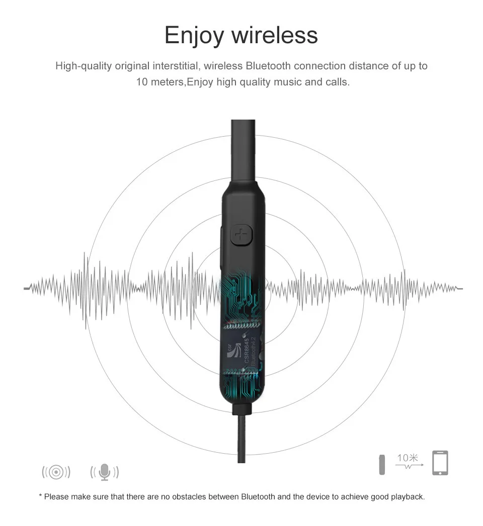 2019PIZEN BT70 Bluetooth кабель для QKZ VK1 VK2 VK6 V80 2pin 0,75 мм замененный BT кабель