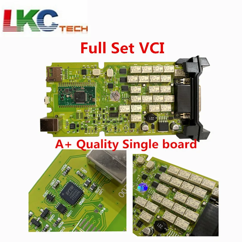 

A+Quality OBDIICAT-CDP Original Single Board Green TCS VCI +Generic 3 in 1 OBDIICAT-CDP New NEC Relays Diagnostic tool Scanner