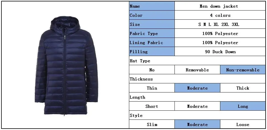 NewBang 7XL 8XL Winter Long Duck Down Jacket Men Feather Parka Man Ultra Light Down Jacket Men Lightweight Warm Puffer Jackets long puffer coat