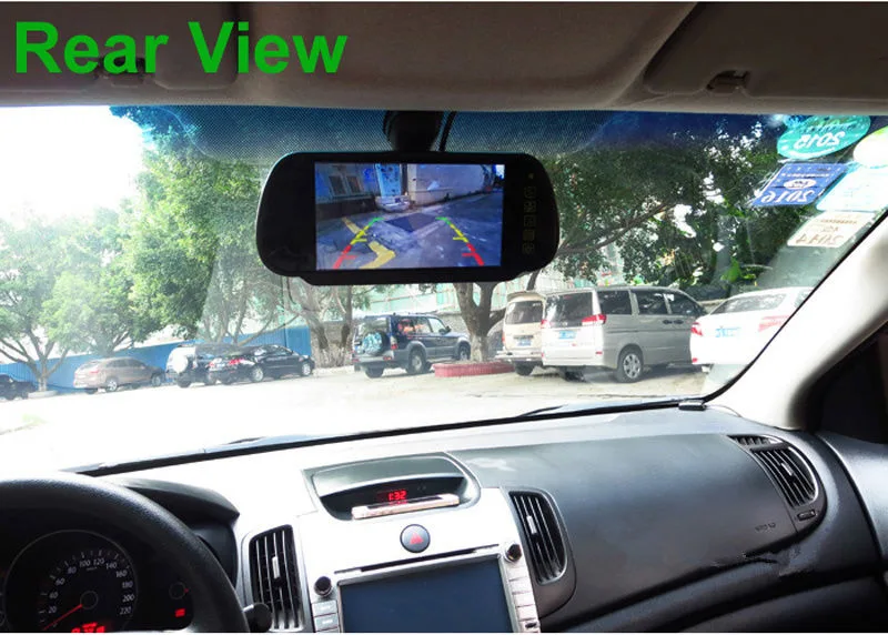 7 inch car rearview mirror monitor (3)
