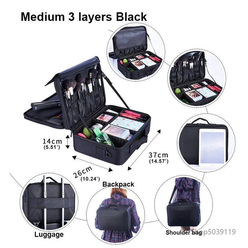 Профессиональная косметичка, органайзер, для женщин, для путешествий ...