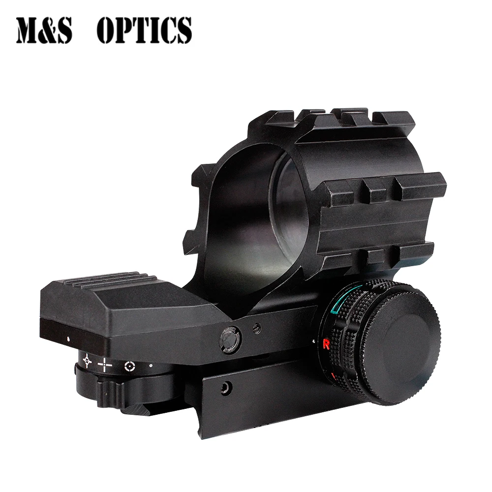 

Tactical Holographic 4 Reticles Illumination Red and Green Dot Reflex Red Dot Optical Sight With Three Side Weaver 20mm Rails
