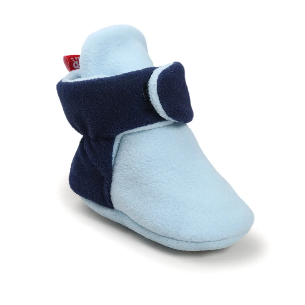 Новая дизайнерская обувь для маленьких мальчиков и девочек, мягкие зимние теплые сапоги, обувь из искусственного флиса для малышей 0-18