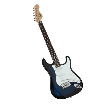 

Electric Guitar Musical Instrument with Bag Soft Case Strap Picks Strings Tuner Capo Cable Cord Blue 990 x 330 x 60mm