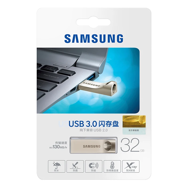 SAMSUNG USB Flash Диск 32 Г 3.0 Металла супер Мини Pen Drive Крошечный Pendrive Memory Stick Устройства