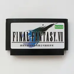 Final Fantacy VII 60 Pin игровая карта для 8 бит Subor игровой плеер