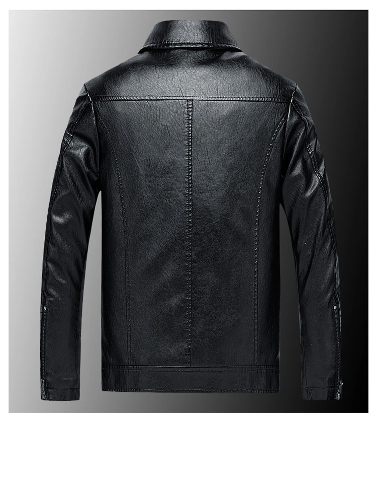 BOLUBAO, мужские кожаные куртки, ПУ кожа, мужские мотоциклетные, повседневные, отложной карман на молнии, украшение, зимняя мужская кожаная куртка