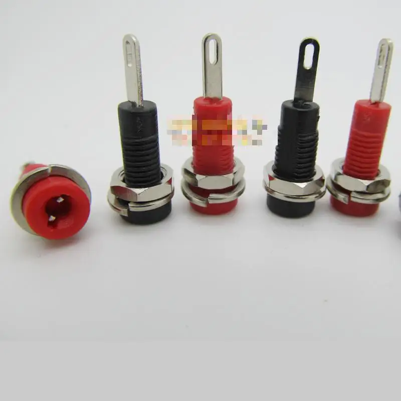 2pairs-lot-Binding-Post-2mm-Banana-Type-Female-Socket-Plug-For-Pannel ...