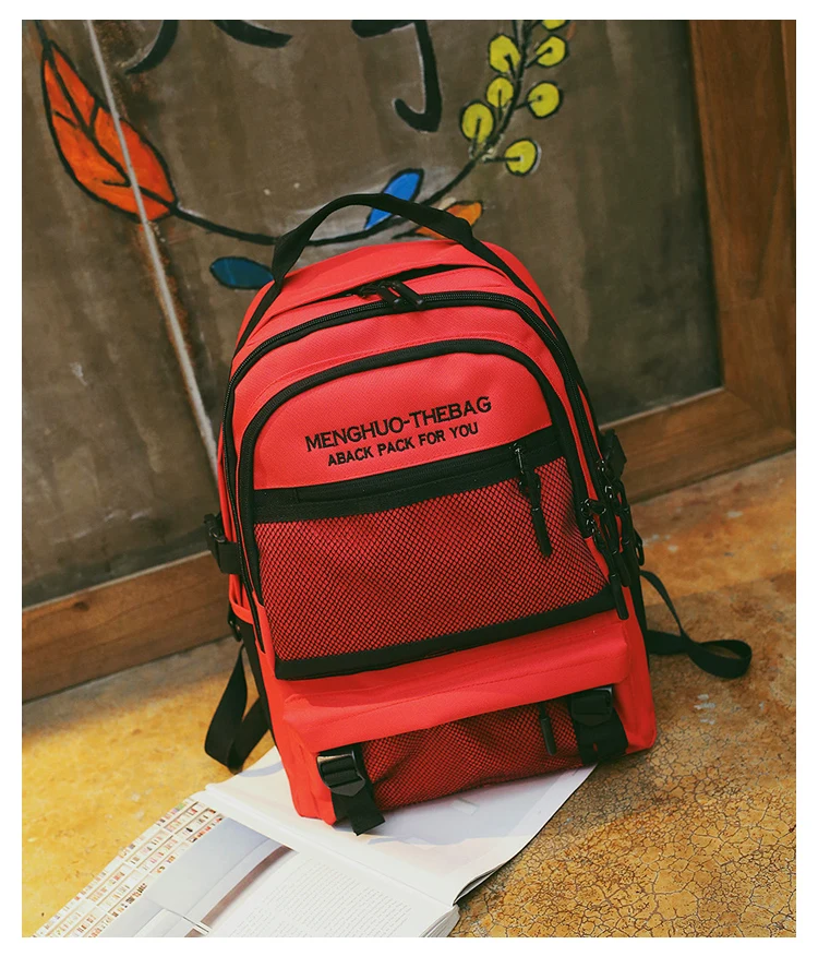 2018 New Menghuo Quality Waterproof Nylon Backpack Female Unisex Men's Backpacks for Laptop Women Notebook Bag Backpack Mochilas (47)