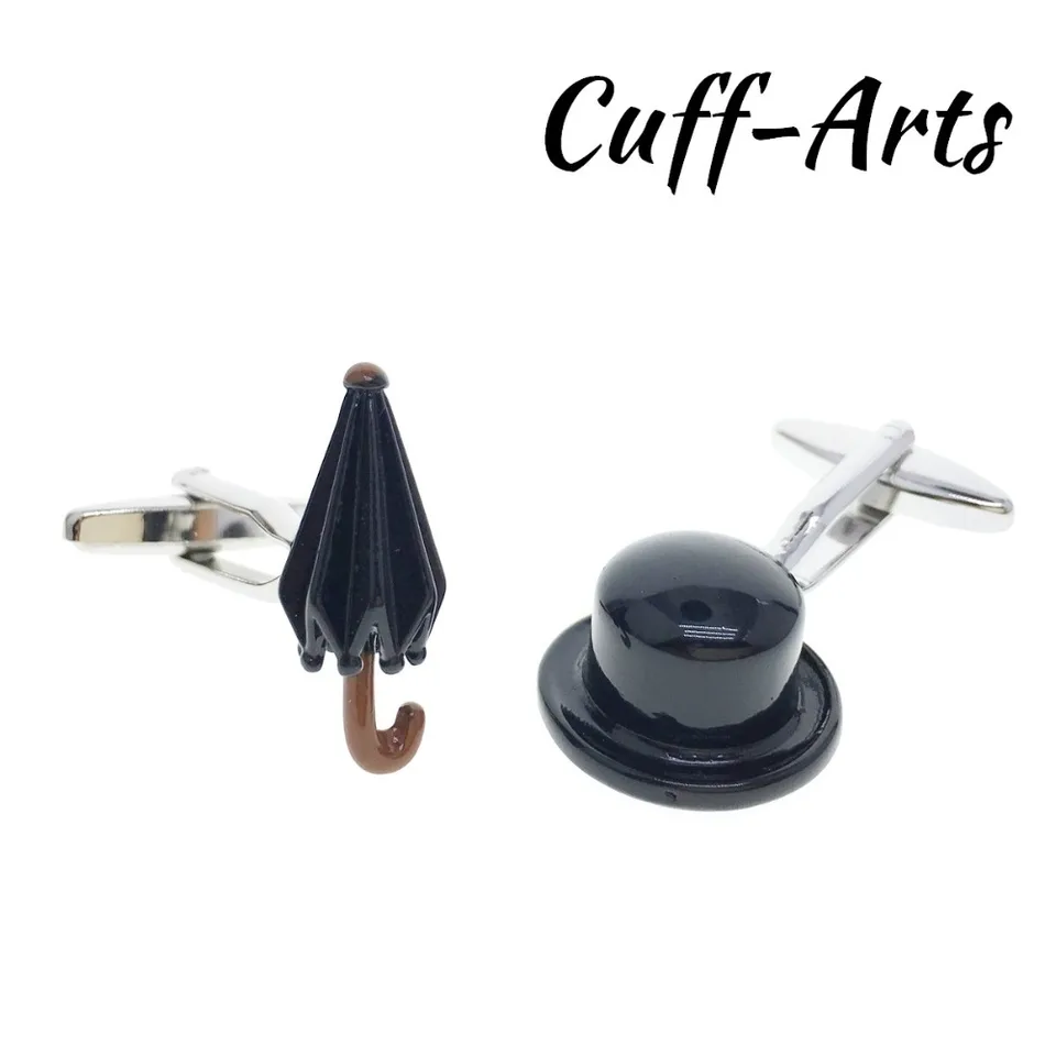 bowler hat cufflinks