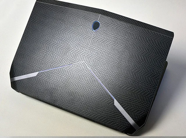 KH ноутбука углеродного волокна Кожаная наклейка кожного покрова протектор для нового Alienware 15 M15X R4 AW15R4 15," выпуска - Цвет: Black Snake
