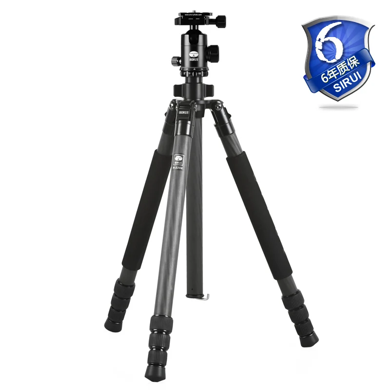 

Sirui Tripod Kit Carbon Fiber Tripod For Digital SLR Camera Lightweight Go Pro Stand Go Pro Accessories DHL R2204+G20KX