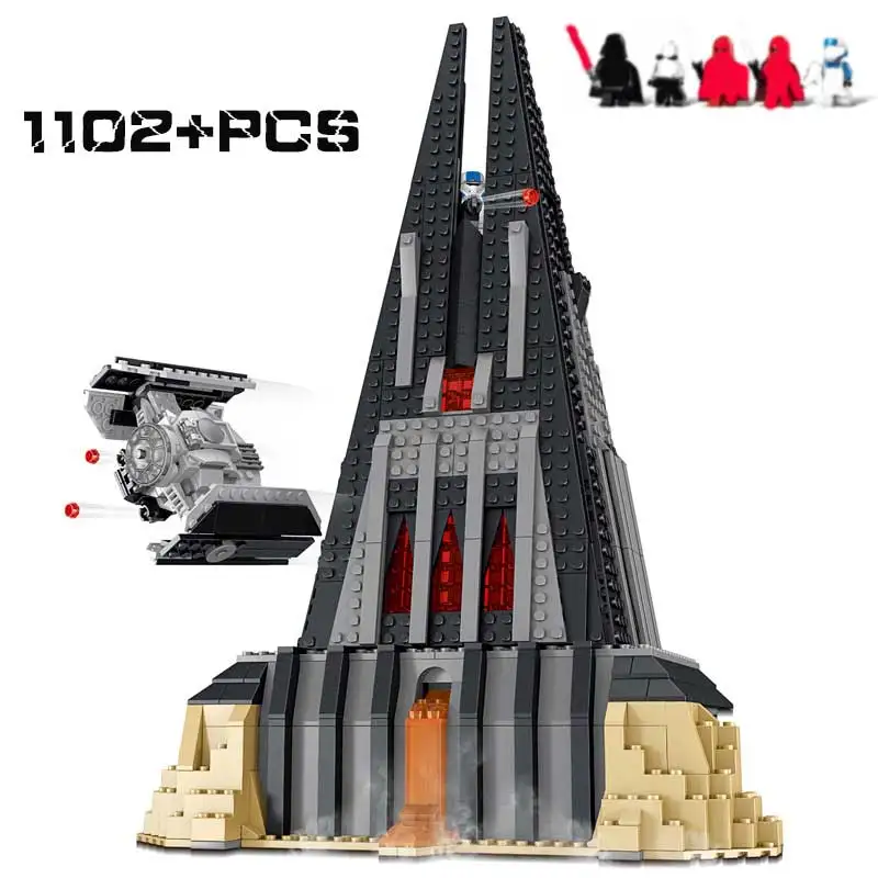 Реальные DHL Star lele 35037 Дарт Вейдер замок галстук Advanced Fight playmobil военные строительные