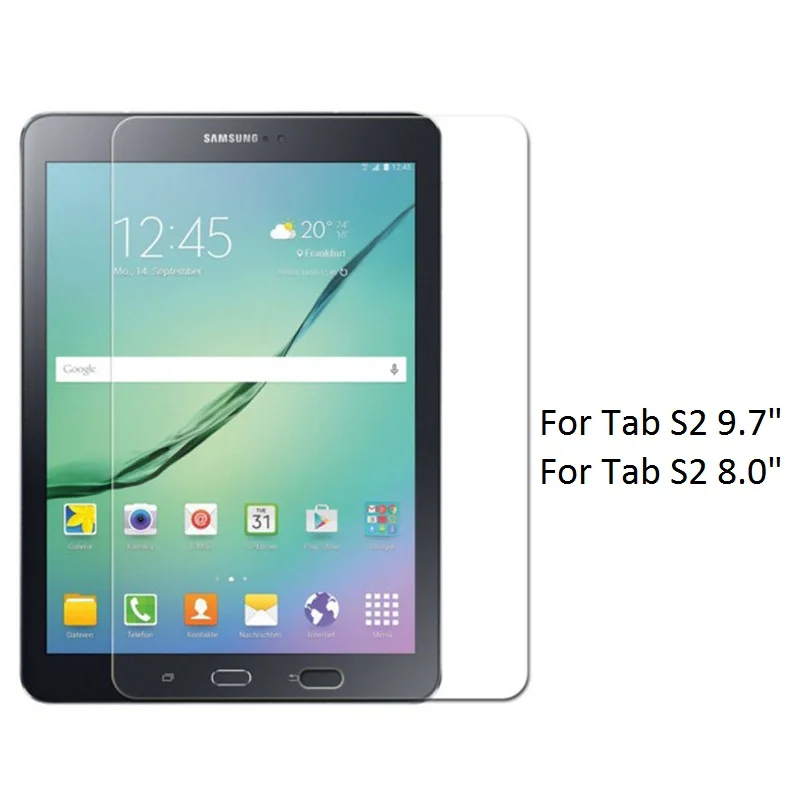 Закаленное стекло для Samsung Galaxy Tab S2 9 7 дюйма T810 T815 8 0 T710 T715 S4 10 5 T830|Защитные экраны