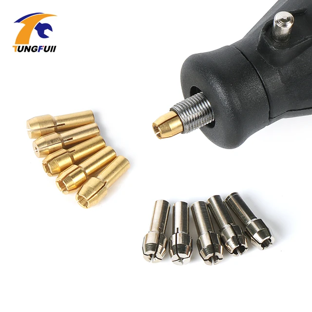 10pcs Dremel Mini Drill Chucks Drill Chuck Adapter Micro Collet Chuck