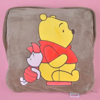 

2 in 1 Multi-function Winnies ThePooh Plush Cushion, Kids Child Plush Blanket Pillow Gift Free Shipping
