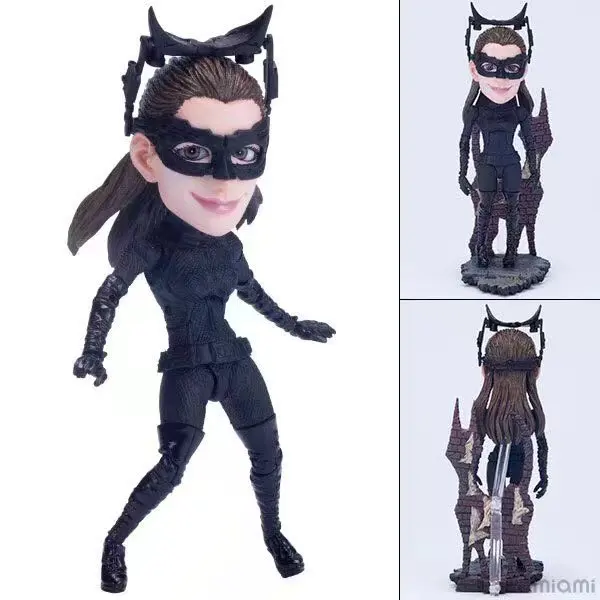 The Dark Knight Batman Movie The Joker Bane Catwoman Figure Movable Eyes Joint Collectible Model Toys PVC Action Figures Doll (2)