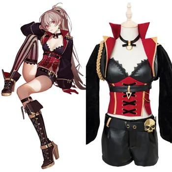 

Azur Lane Jean Bart Cosplay Costume Adult Women Girls Suit Halloween Carnival Costumes